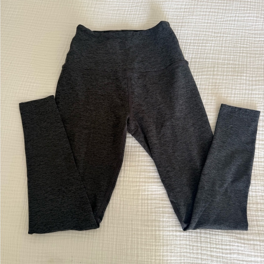 Beyond Yoga  Charcoal Heather Leggings - Heather Charcoal